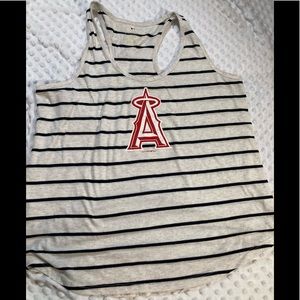 Genuine MLB Merchandise Women Los Angeles Angels tank top, Size Large.